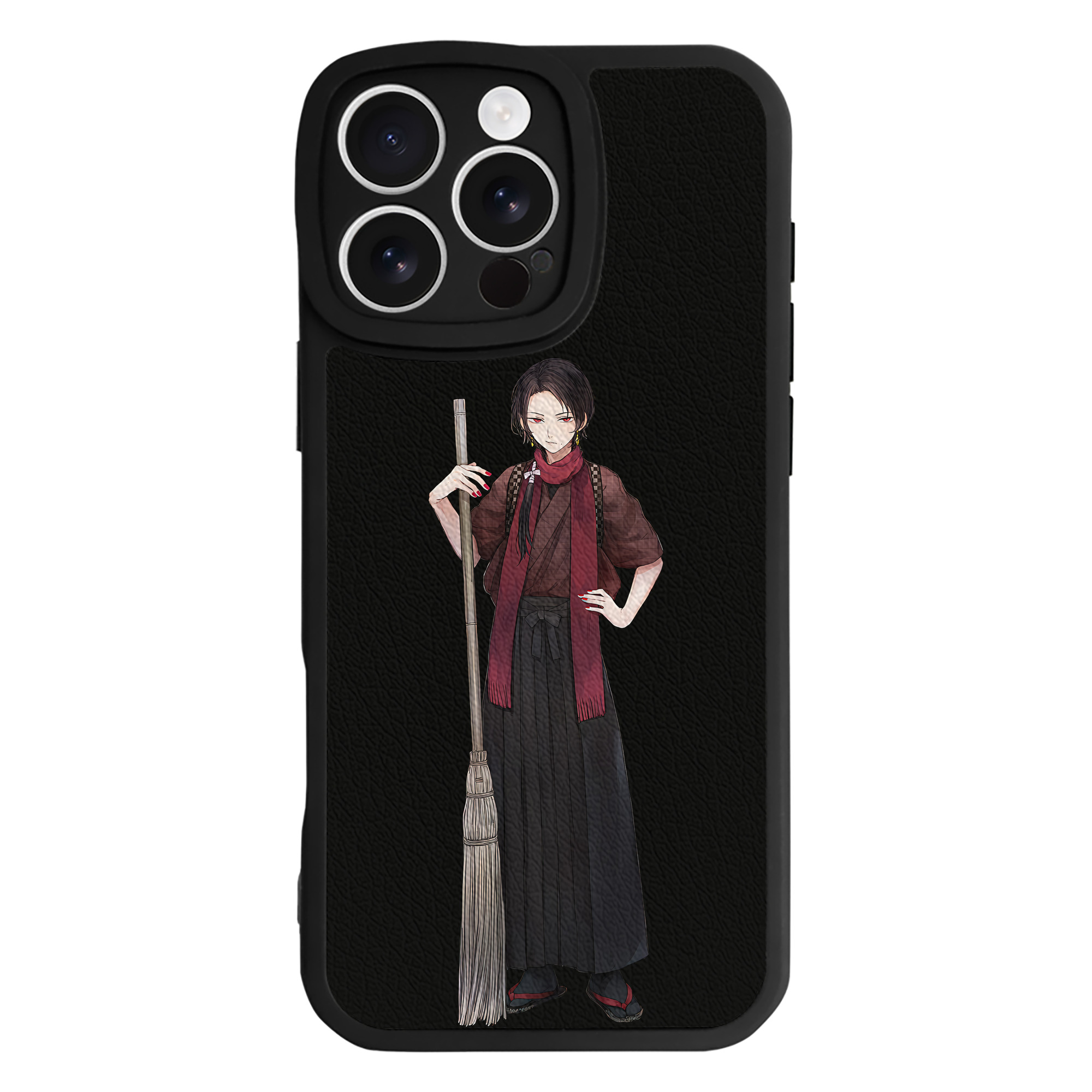 （画像用） 刀剣乱舞 Touken Ranbu 【iPhone 16シリーズ対応】シリコンスマホケース（レザー調） 材質：シリコン